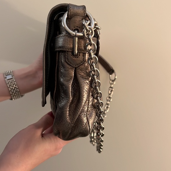 Pewter Coach Purse - Picture 5 of 9